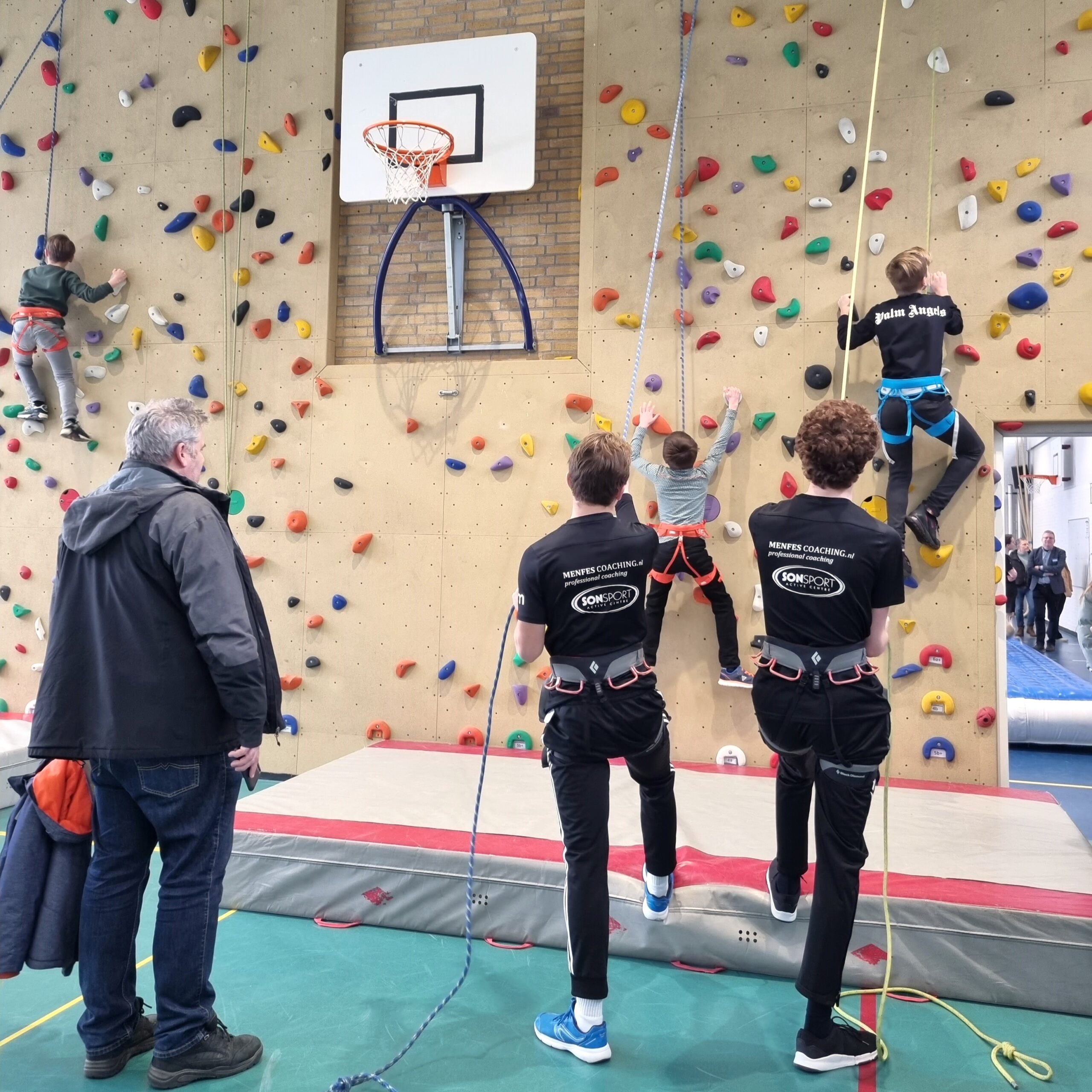 try climbing wall during the open day
